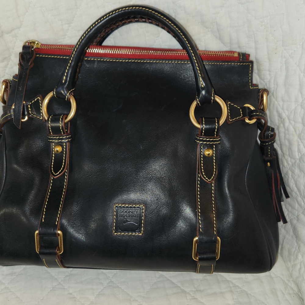 Dooney & Bourke Black Florentine satchel